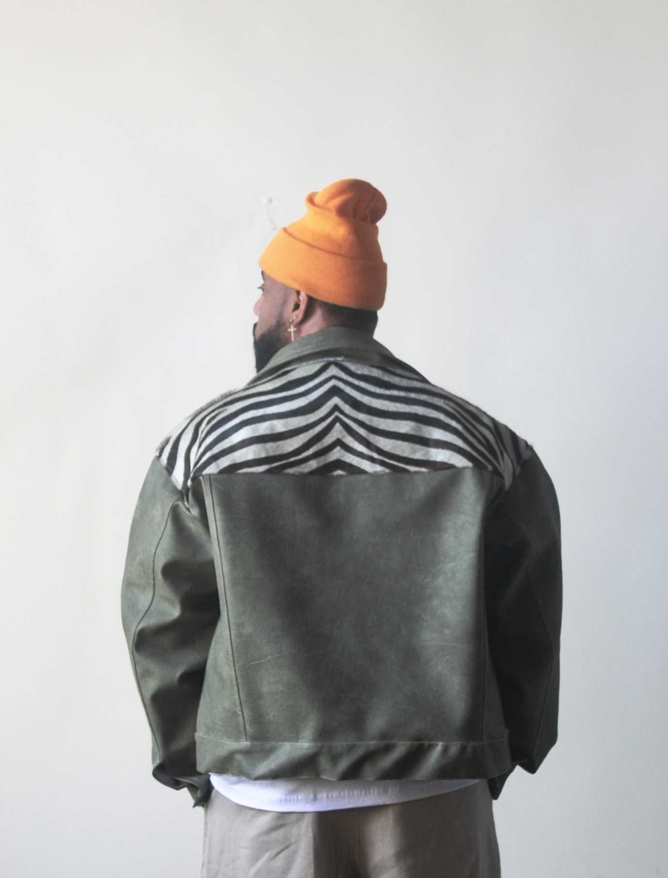 Zebra Panel Work Jacket