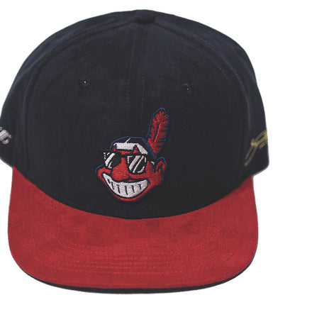 Smooth Suede Indians Snapback